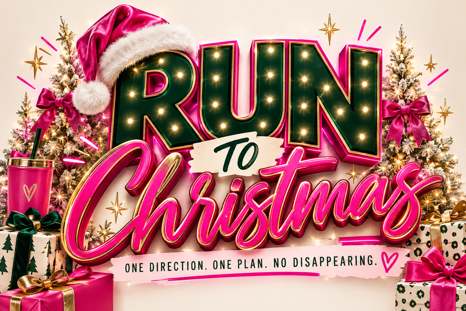 Run to Christmas β One direction. One plan. No disappearing.